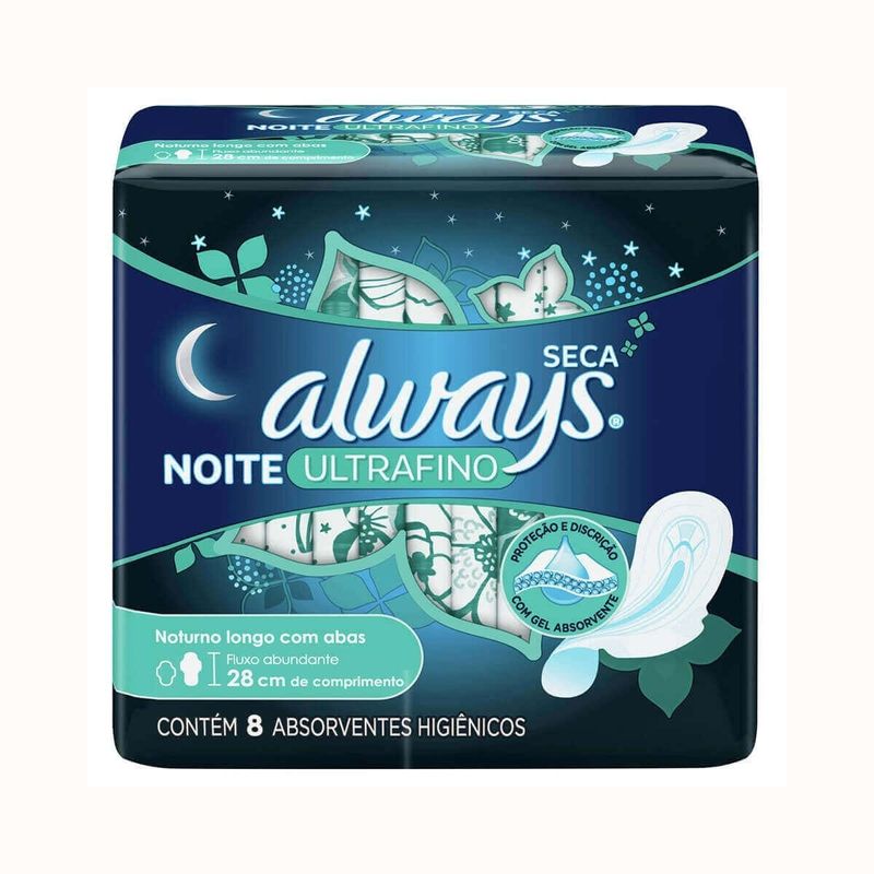 Absorvente-Noturno-Always-Noites-Tranquilas-Seca-com-Abas-Ultrafino-8-Unidades