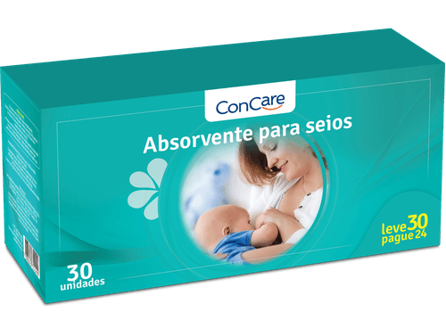 Absorvente para Seios Concare 30 Unidades