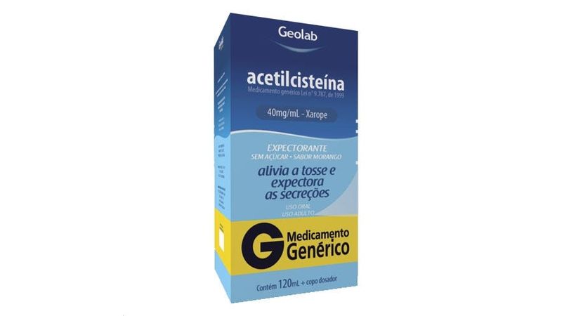 Acetilcisteina-40mg-ml-Geolab-Generico-Xarope-Adulto-Frasco-120ml