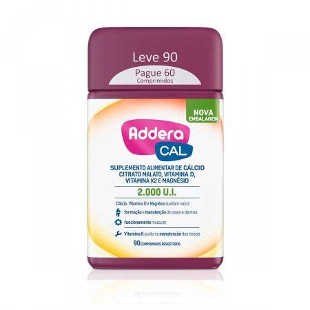 Addera Cal 2000UI 90 Comprimidos