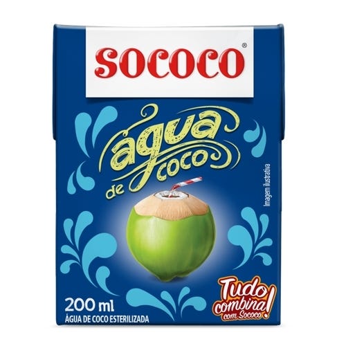 Água de Coco Sococo 200ml