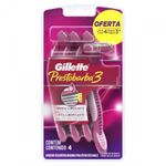 Aparelho-para-Depilar-Gillette-Prestobarba-3-Feminino-Leve-4-Pague-3-Unidades