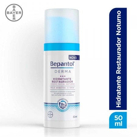 Bepantol Derma Loção Facial Noturna Frasco 50ml