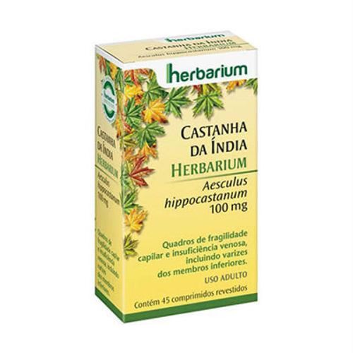 Castanha da Índia 100mg Caixa 45 Comprimidos