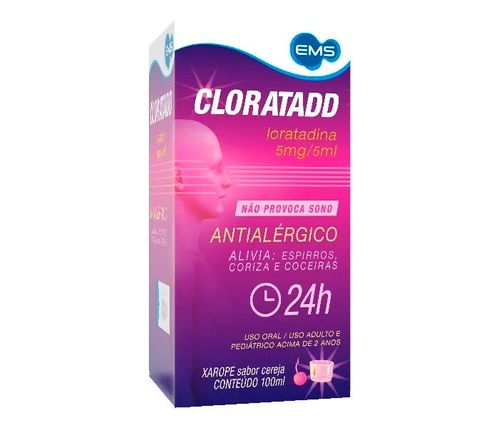 Cloratadd 5mg Xarope Frasco 100ml