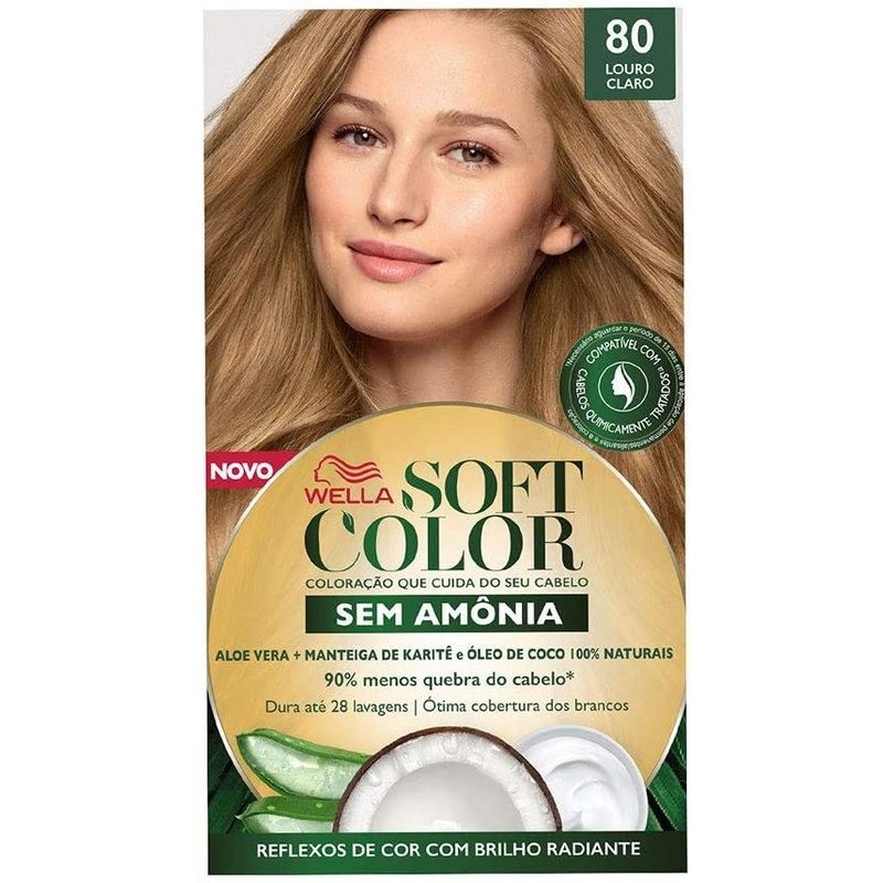 Coloracao-Wella-Soft-Color-80-Louro-Claro-sem-Amonia