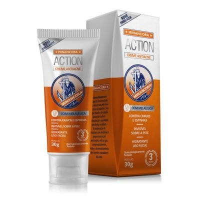 Creme Antiacne Minancora Action Bisnaga 30g