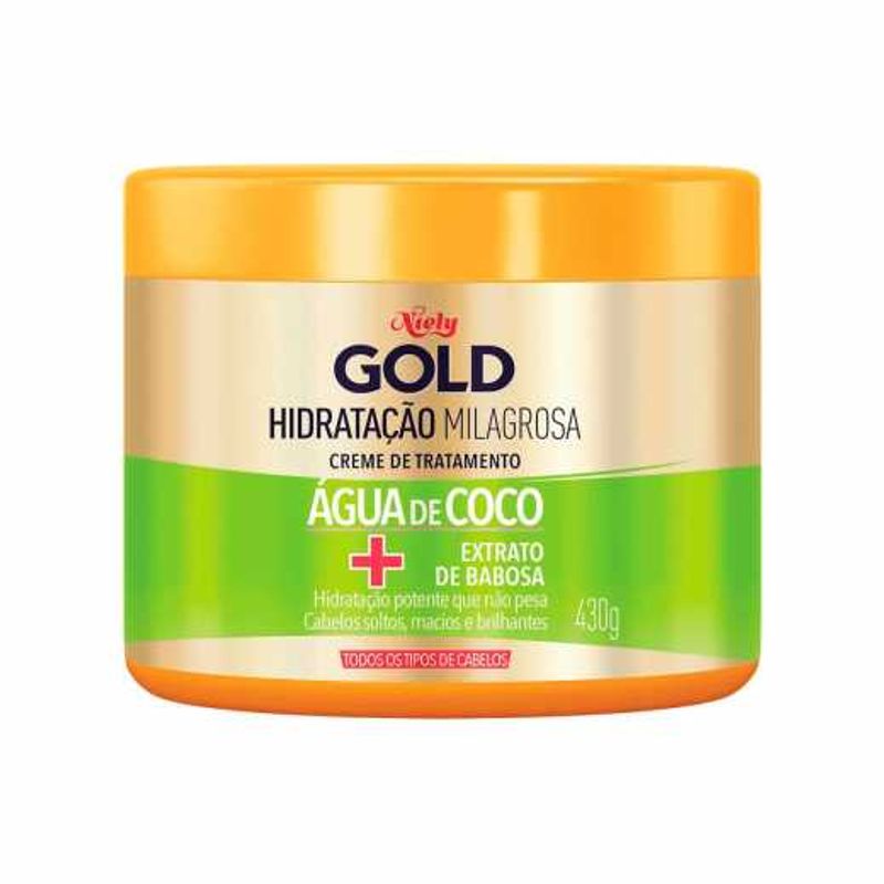 Creme-de-Tratamento-Niely-Hidratacao-Agua-de-Coco-Pote-430g