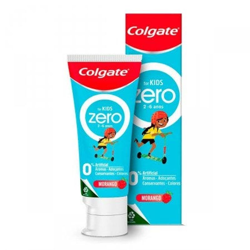 Creme-Dental-Infantil-Colgate-Kids-Zero-Morango-70g