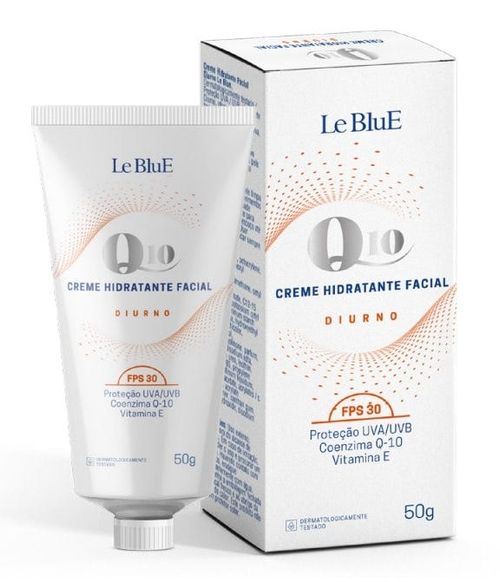 Creme Facial Le Blue Q10 FPS30 Diurno 50g