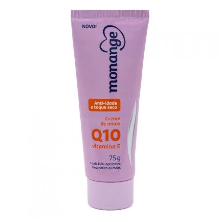 Creme para Mãos Monange Anti-idade Q10 e Vitamina Ação Desodorante Frasco75g