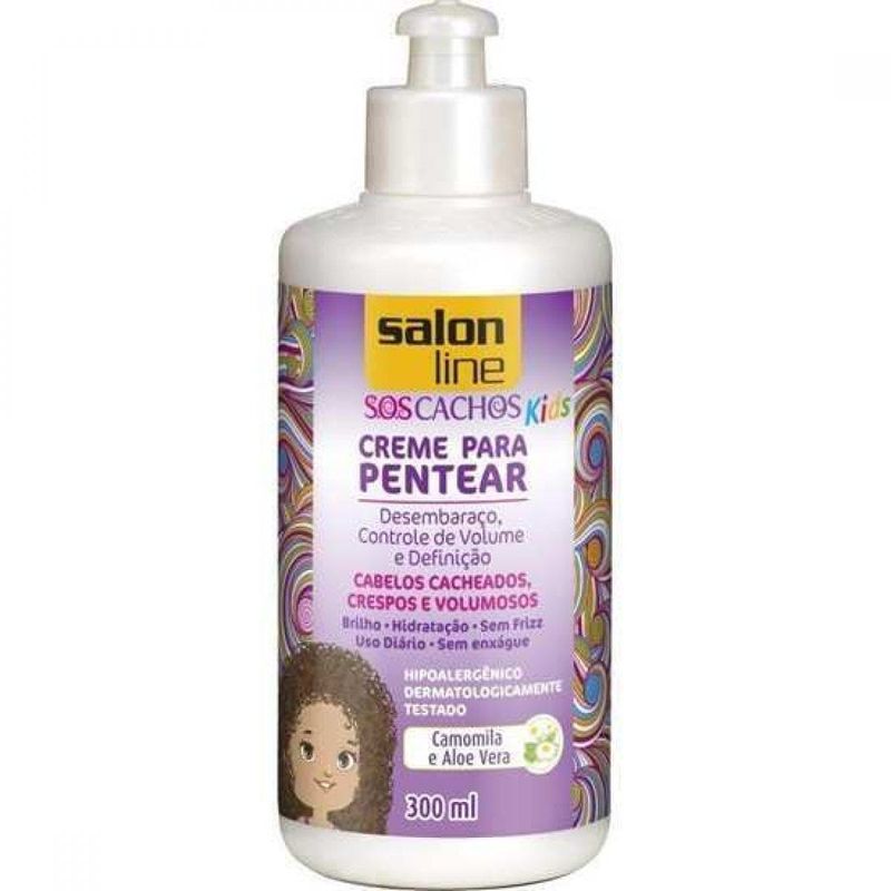 Creme-para-Pentear-Infantil-Salon-Line-SOS-Kids-Frasco-300ml