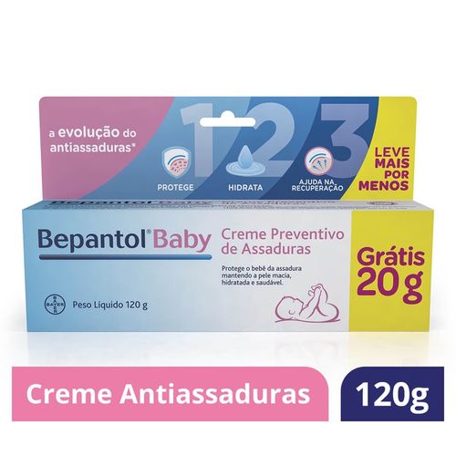 Creme Preventivo Contra Assaduras Bepantol Baby 120g