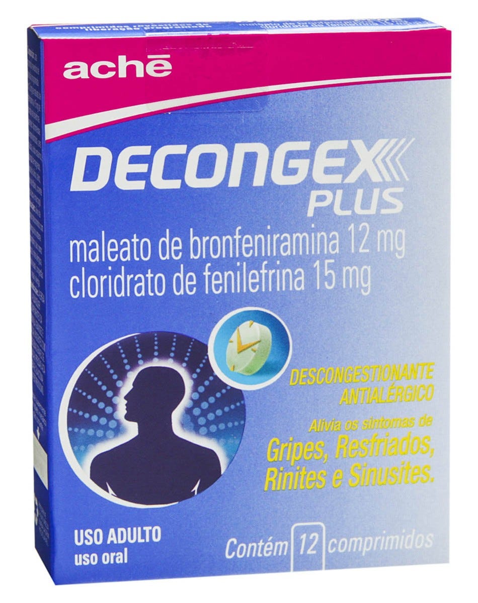 DECONGEX PLUS XAROPE COM 120ML