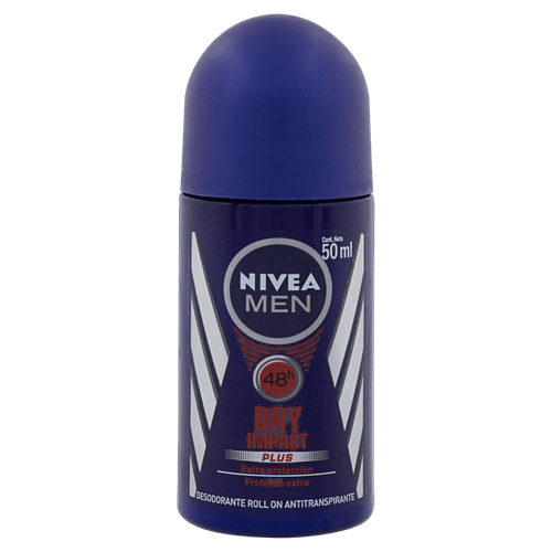 Desodorante Nivea Rollon Masculino Dry Impact 50ml