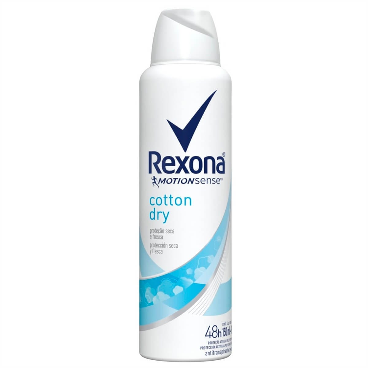 Desodorante Rexona Motion Sense Cotton Dry - Feminino 150ml - (Link de  venda abaixo) 