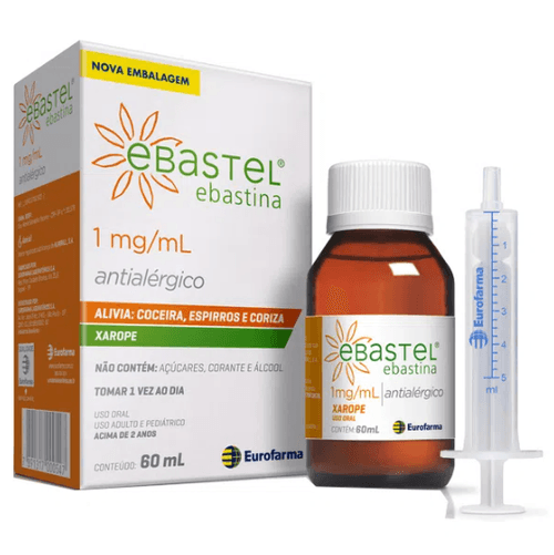 Ebastel Xarope Frasco 60ml