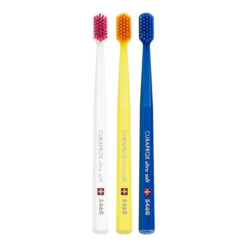 Escova Dental Curaprox 5460 Ultra Soft Ultra Macia 3 Unidades