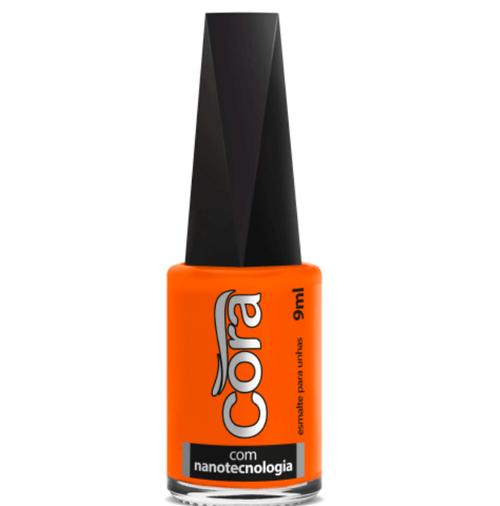 Esmalte Cora Black 15 Neon Orange 9ml