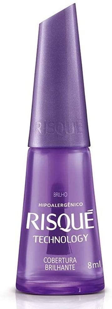 Esmalte Risqué Base Cobertura Brilhante 8ml