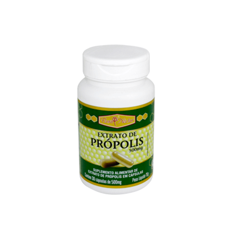 Extrato-de-Propolis-500mg-Flora-Nectar-Caixa-30-Capsulas