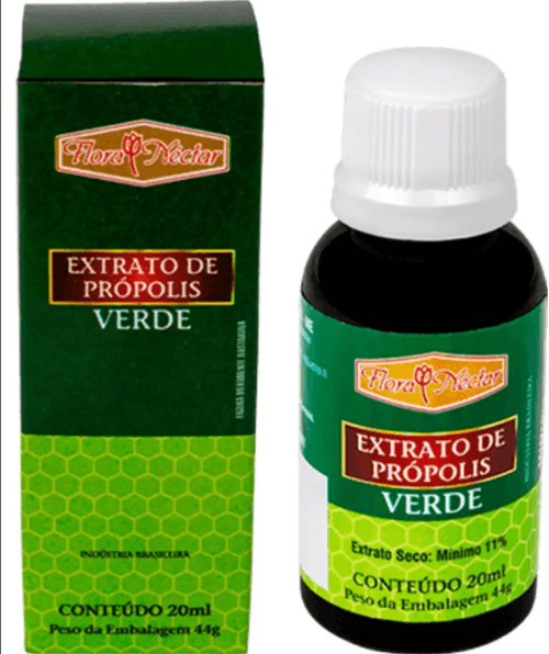 Extrato Própolis Verde Flora Nectar Gotas Frasco 20ml