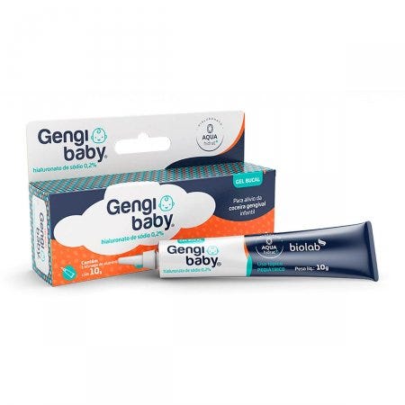 Gel Bucal Infantil Gengibaby Biolab sem Açúcar 10g