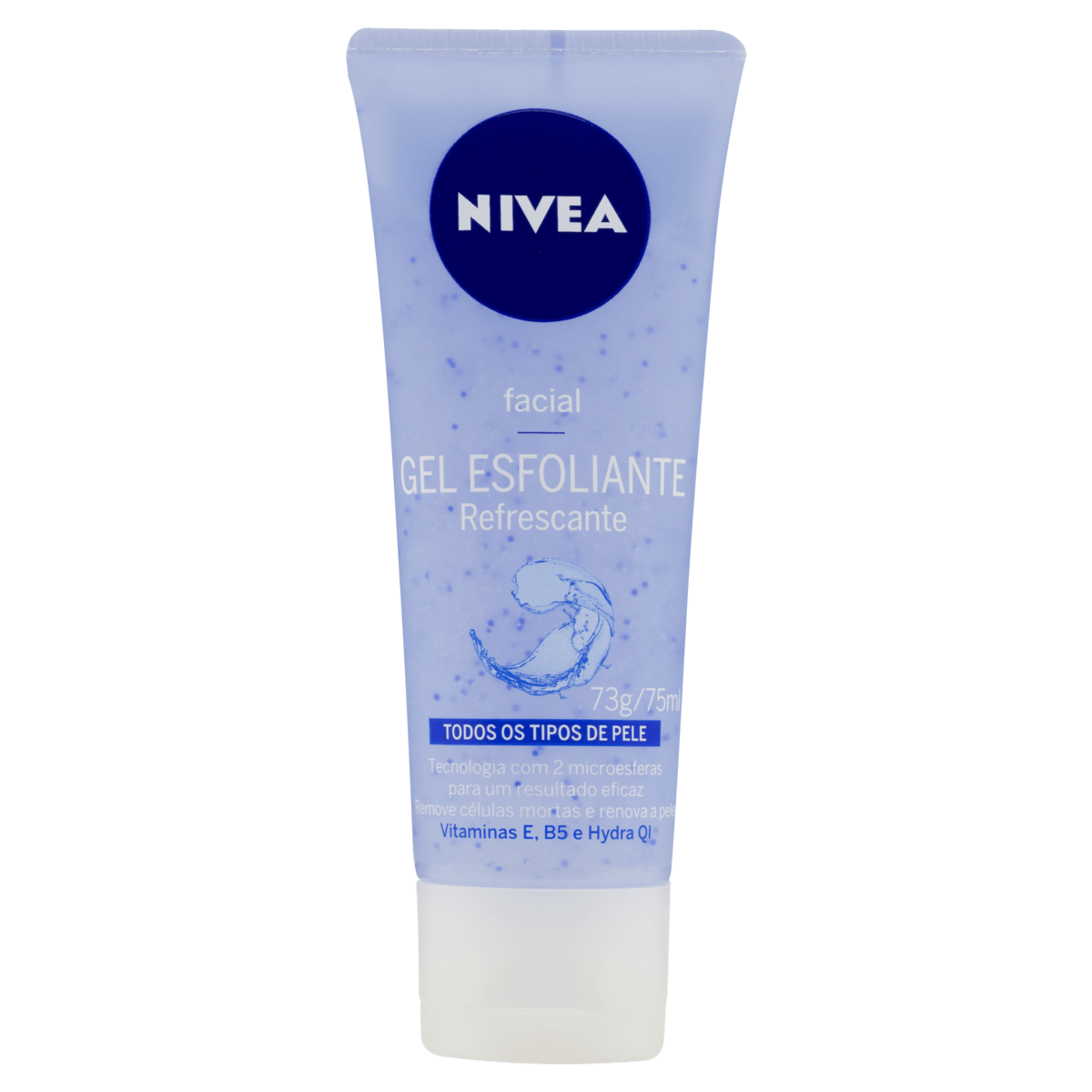 Gel Esfoliante Facial Nivea Refrescante Pele Normal A Seca 75ml Farma Conde 8703