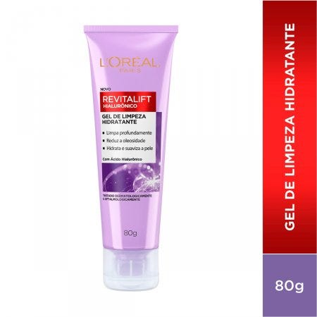 Hidratante Facial LOréal Revitalift Anti-idade Hialuron Gel 80g