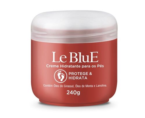 Hidratante para Pernas e Pés Le Blue Creme Pote 240g