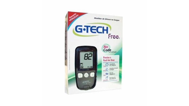 Kit-Medidor-de-Glicose-G-Tech-Free-10-Tiras---10-Lancetas---1-Lancetador