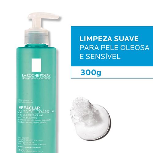 La Roche-Posay Effaclar Gel de Limpeza Alta Tolerância 300g