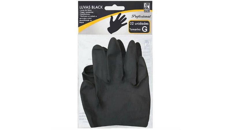 Luva-Marco-Boni-Latex-Black-Tamanho-G-2-unidades