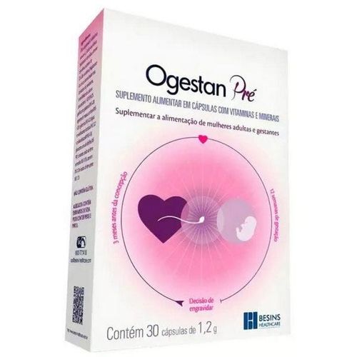 Ogestan Pré Caixa 30 Cápsulas