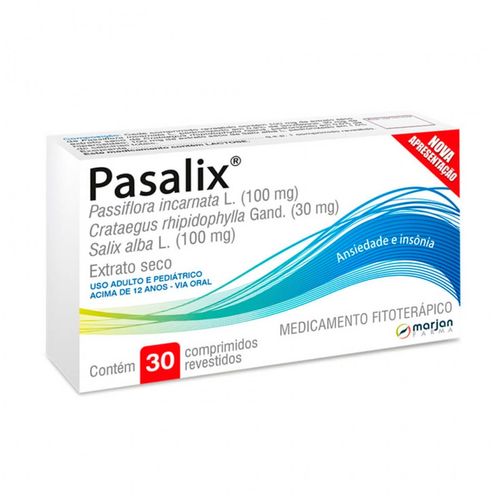 Pasalix 100mg Caixa 30 Comprimidos