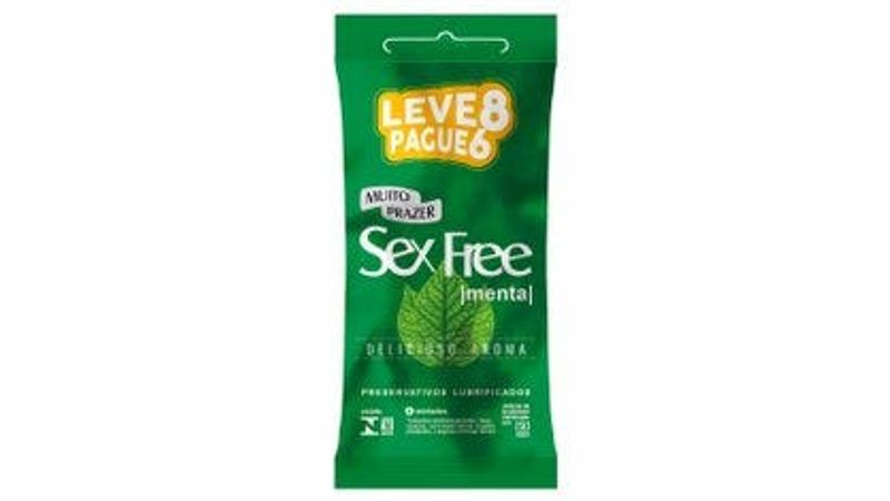 Preservativo-Sex-Free-Menta-Leve-8-Pague-6-Unidades