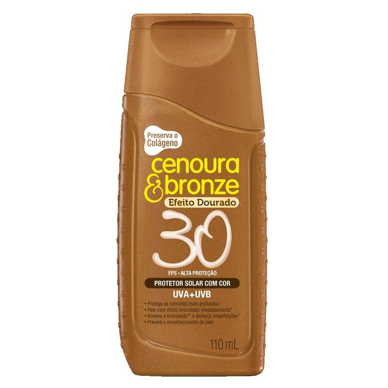 Protetor-Solar-Cenoura---Bronze-Cor-FPS30-Frasco-110ml