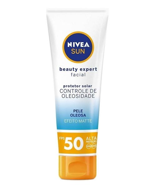 Protetor Solar Facial Nivea Sun FPS50 Beauty Expert Pele Oleosa 50g