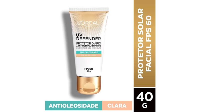 Protetor-Solar-L-Oreal-Solar-Expertise-Facial-FPS60-UV-Defender-Antioleosidade-Cor-Clara-40g