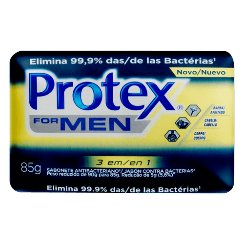 Sabonete Barra Protex Men 3 em 1 85g