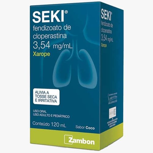 Seki Sabor Coco Xarope Frasco 120ml