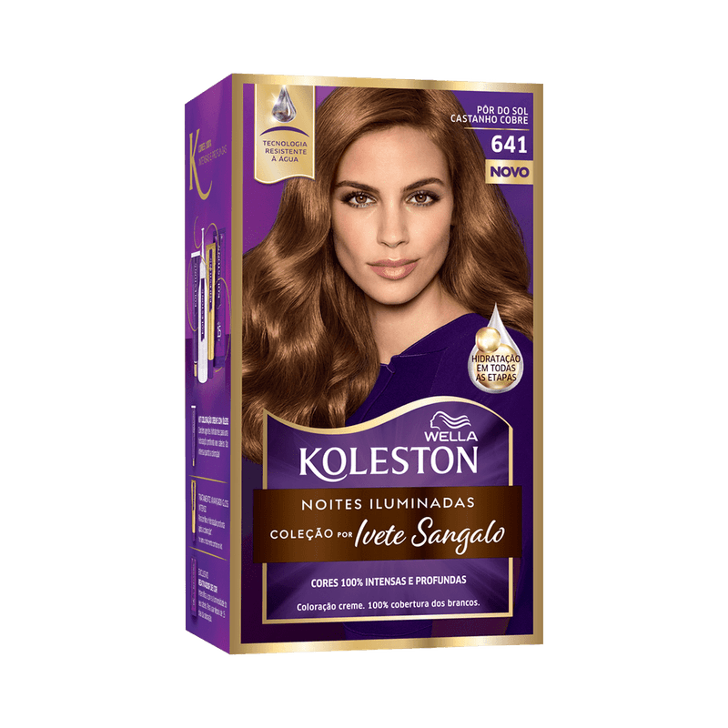 Tintura Wella Koleston 641 Castanho Cobre Farma Conde