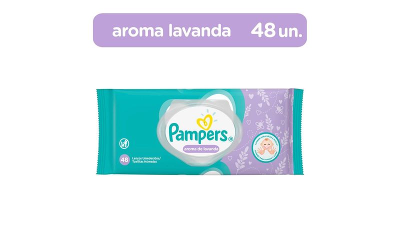 Toalhinhas-Umedecidas-Pampers-Aroma-de-Lavanda-48-Unidades