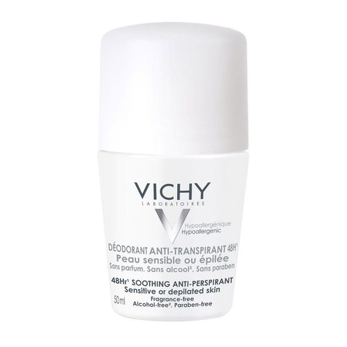 Vichy Desodorante 48h Antitranspirante Pele Sensível Rollon 50ml