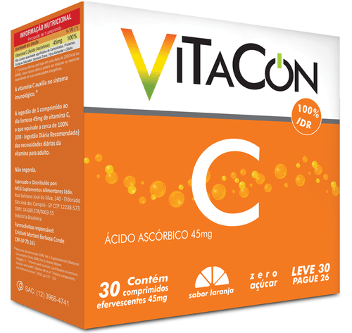 Vitacon C 30 Comprimidos Efervescentes