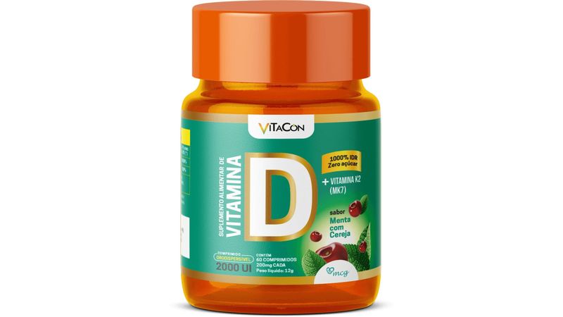 Vitamina-D-K2MK7-Cereja-Menta-60-Capsulas