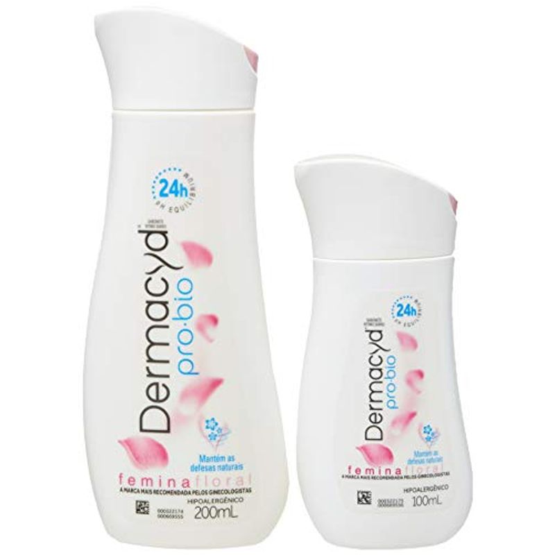 Kit Sabonete Íntimo Dermacyd Femina 200ml + 100ml - Farma Conde