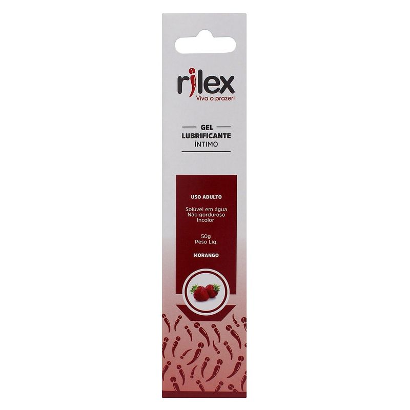 Gel-Lubrificante-Intimo-Rilex-Morango-50g