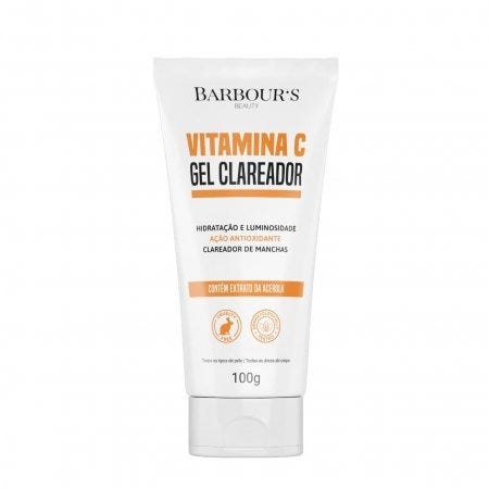 Gel Facial Barbours Vitamina C Clareador 100g