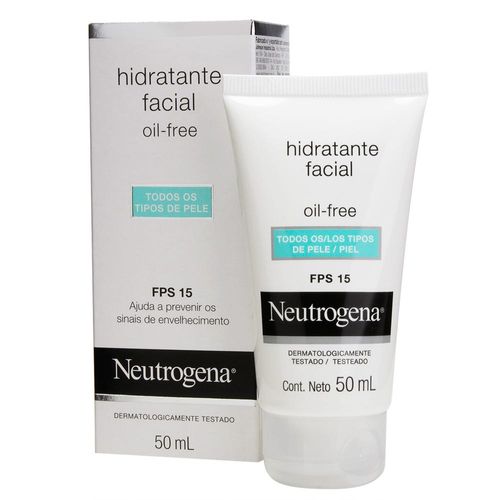 Hidratante Facial Neutrogena FPS15 Oil Free Gel Creme 50ml